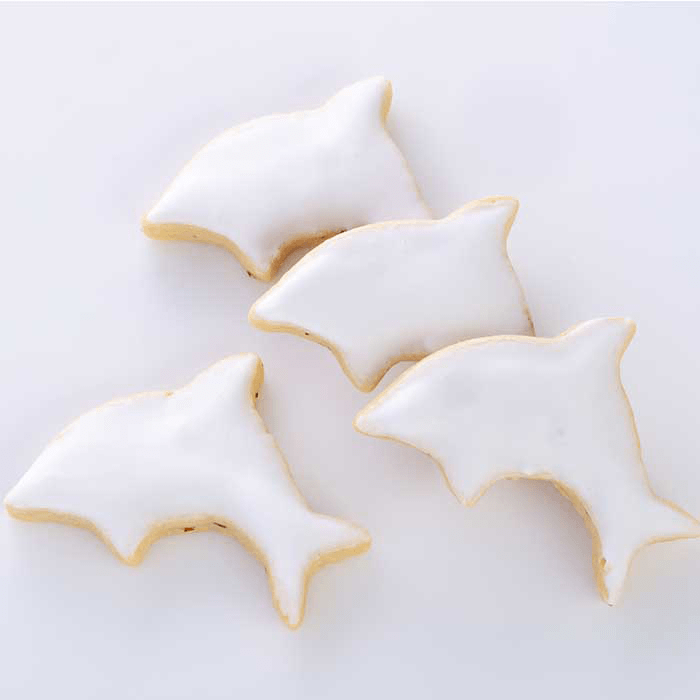 白イルカのクッキー