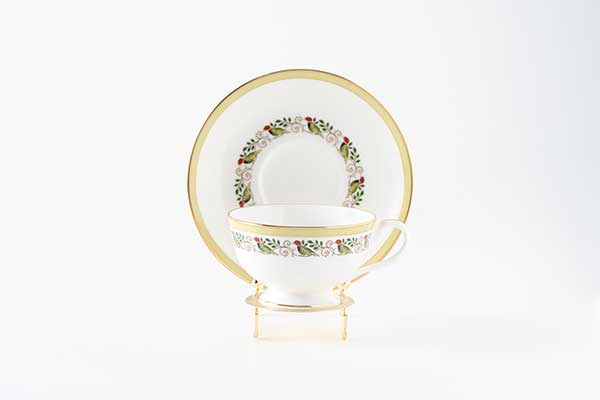 【Regular：ノリタケ】アーカイブコレクション　若草色絵鳥文